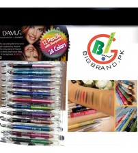 Pack of 24 Colors Dual Ended Jumbo Lip Eye Liner Pencil